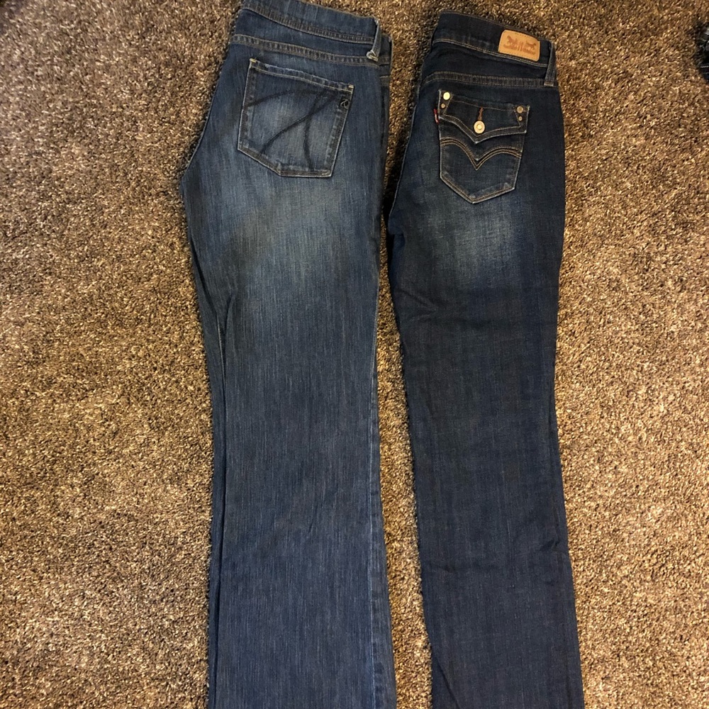 Levi 505 jeans and Nyc Platinum Jeans